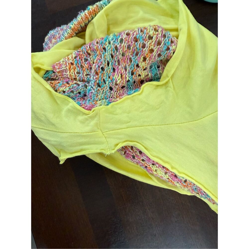 SOMETHING NAVY - Revolve - Multicolored Sweater Shorts in Rainbow - Picture 10 of 10